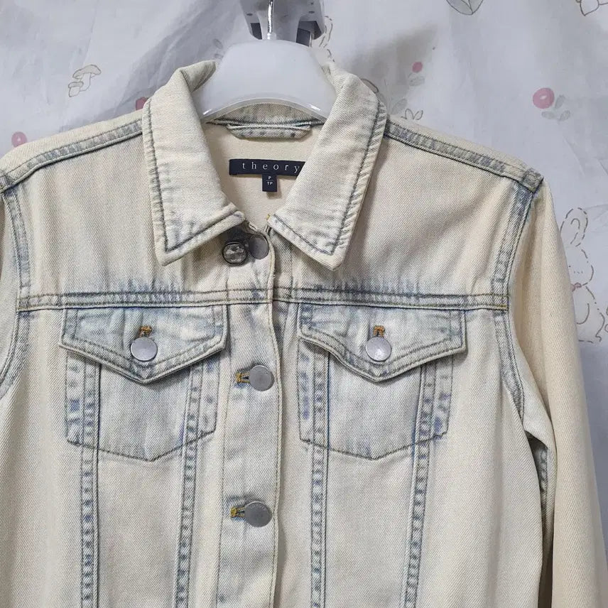 [SOLD OUT] 띠어리    워싱면   데님  숏   자켓