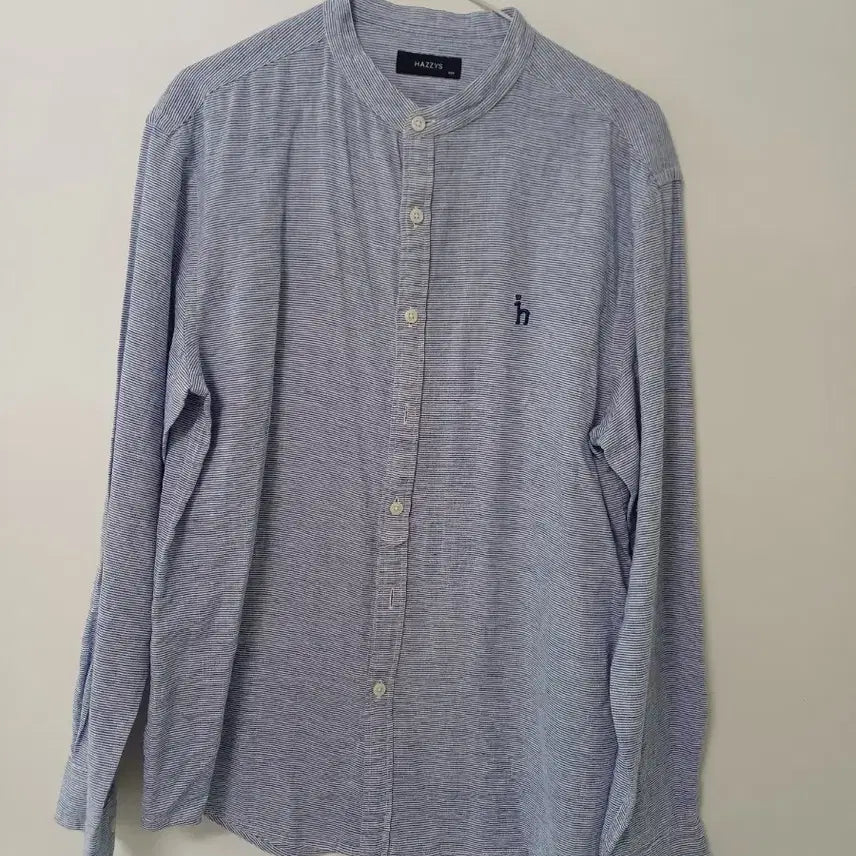 [BUNJANG] Hazzys Linen Blend Shirt (Size 100) / 여성 헤지스 봄.가을 여름 면.린넨 셔츠 (100)