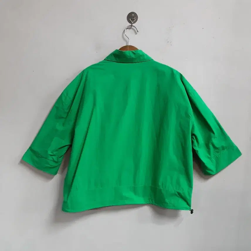 [BUNJANG] Mill Studio Green 3/4 Sleeve Shirt / 밀 스튜디오 그린 7부 셔츠 66