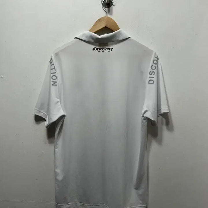 [SOLD OUT] 디스커버리 익스페디션 화이트 반팔 폴로티 XL