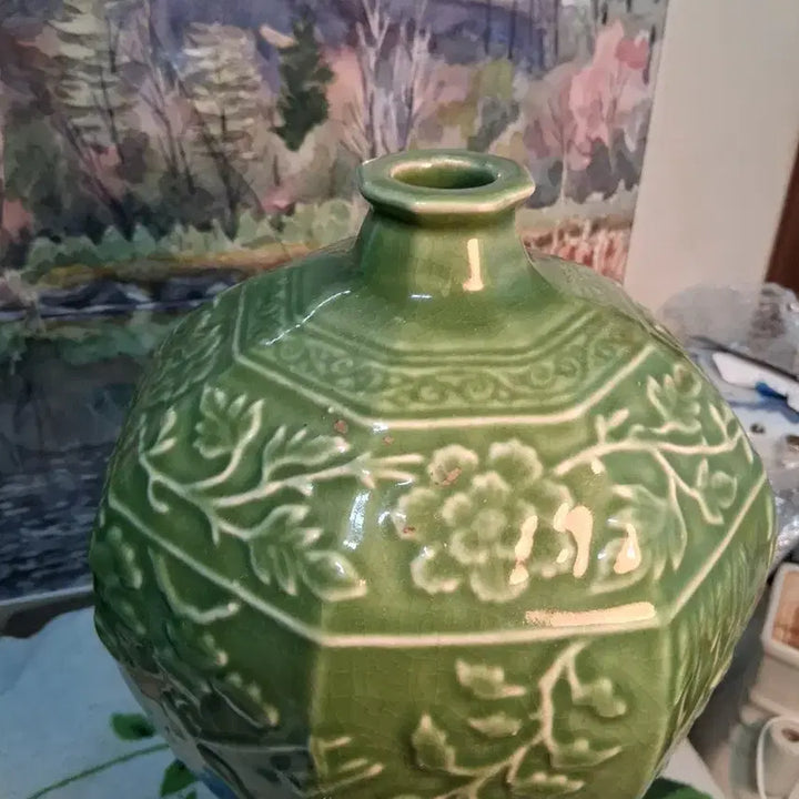 [BUNJANG] 팔각 초화문 매병 / 팔각 초화문 매병