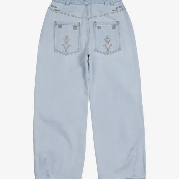 [BUNJANG] The Coldest Moment Ethnic Denim Pants / 더콜디스트모먼트 TCM ethnic denim pants (light B