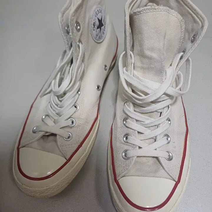 [BUNJANG] Converse Chuck 70s Ivory High Top Sneakers / 컨버스 척테일러 1970s 아이보리 하이 265