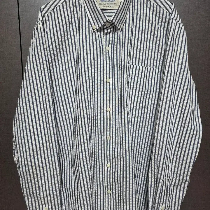 [BUNJANG] Blue Label Striped Shirt / 블루라벨 스트라이프 셔츠 판매합니다.