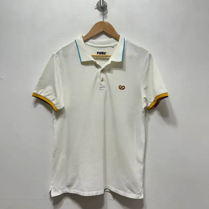 [BUNJANG] FUBU White Polo Shirt Old School (L) / 100 / FUBU 화이트 카라 반팔 폴로티 올드스쿨 L