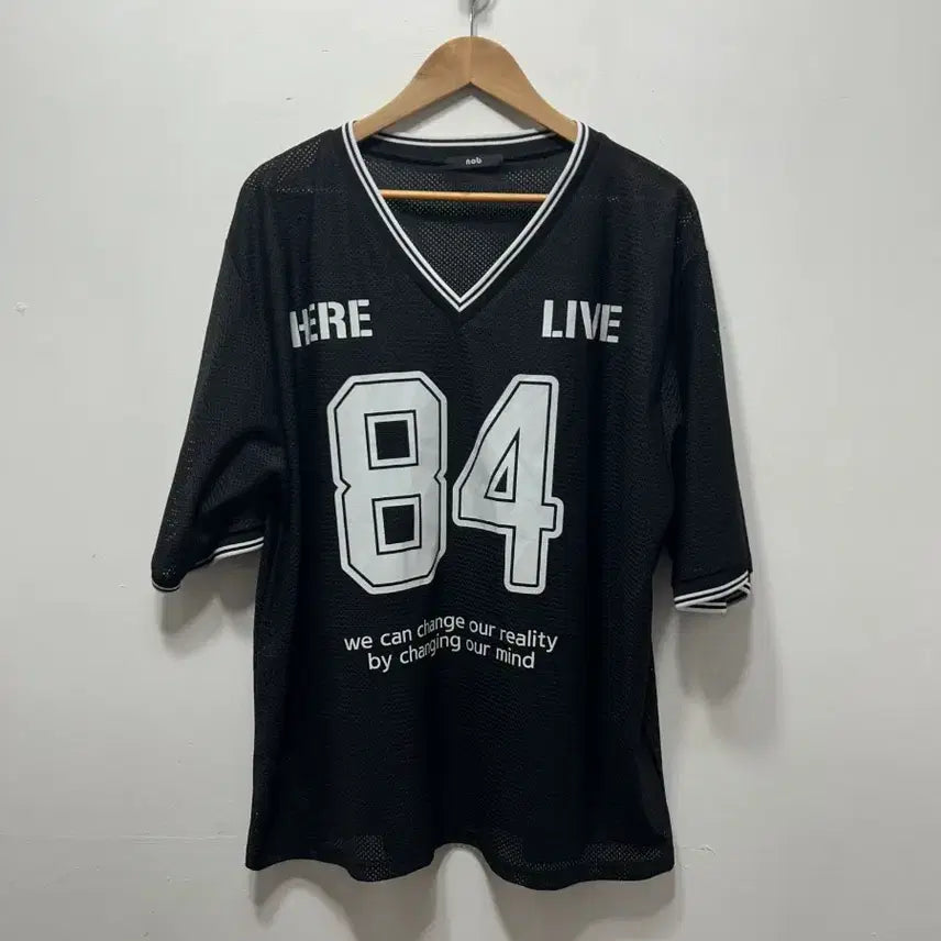 [SOLD OUT] nob 검정색 메쉬 반팔 티셔츠 84 F