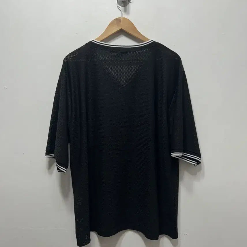 [SOLD OUT] nob 검정색 메쉬 반팔 티셔츠 84 F