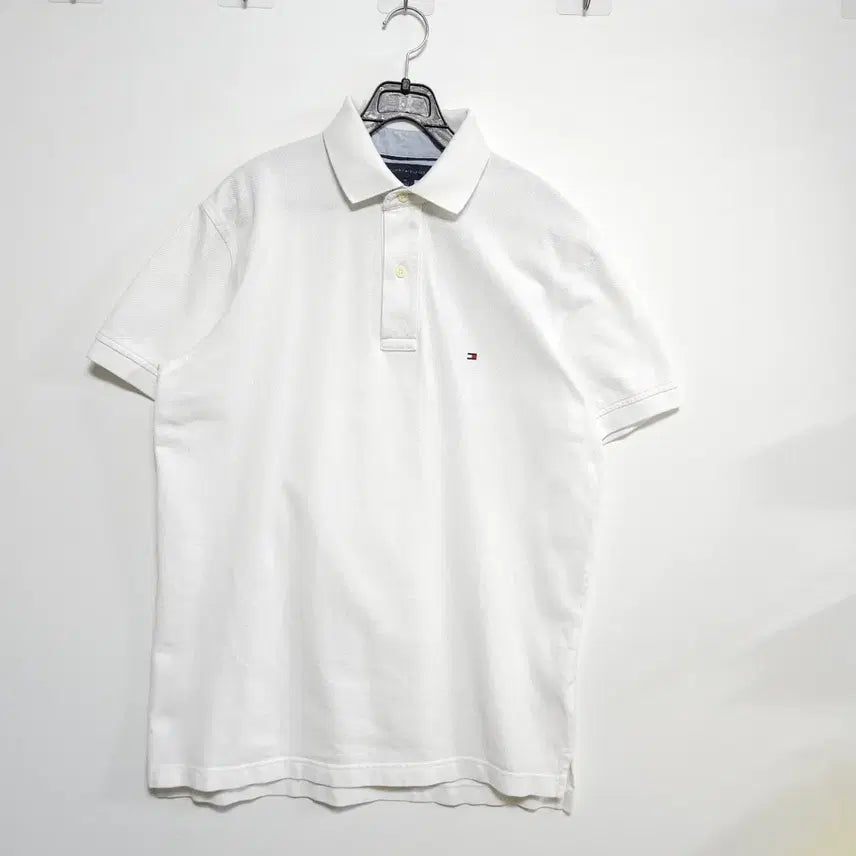 [SOLD OUT] 100~105사이즈 타미힐피거 반팔 카라티 화이트