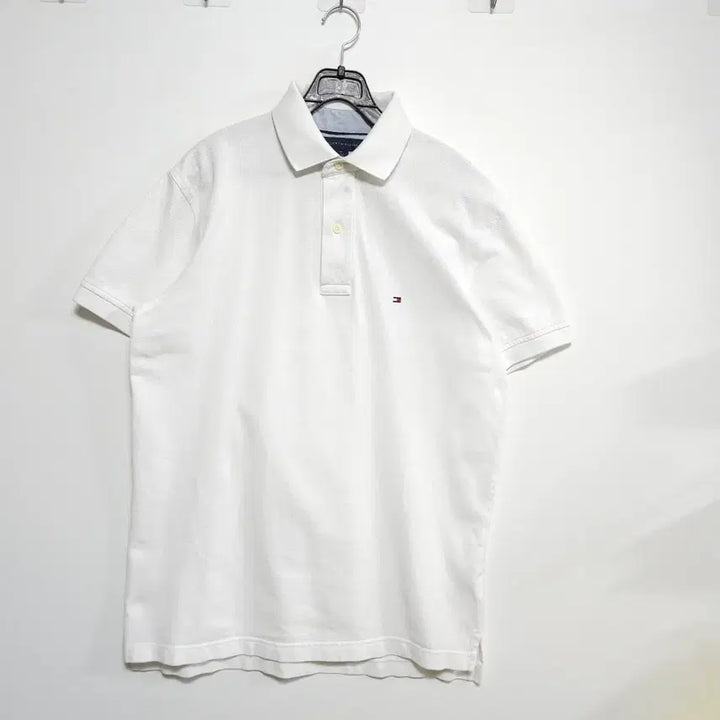 [SOLD OUT] 100~105사이즈 타미힐피거 반팔 카라티 화이트