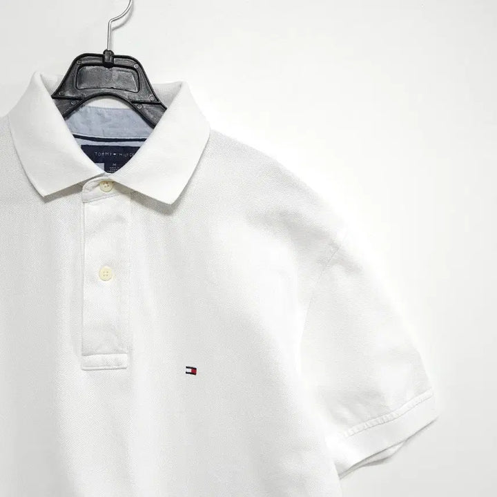 [SOLD OUT] 100~105사이즈 타미힐피거 반팔 카라티 화이트