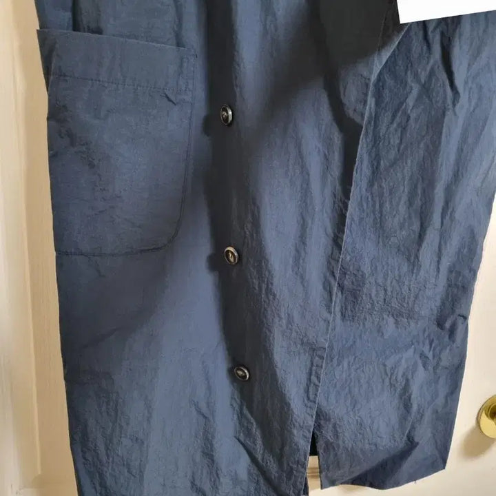 [SOLD OUT] 네이비 루즈핏 언발 롱 베스트