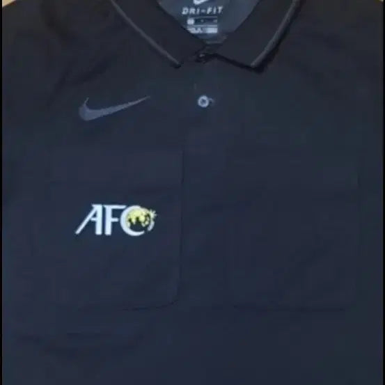 [SOLD OUT] 정품새옷수준)나이키 DRI-FIT 냉감용 AFC축구심판복 블랙 카라티95
