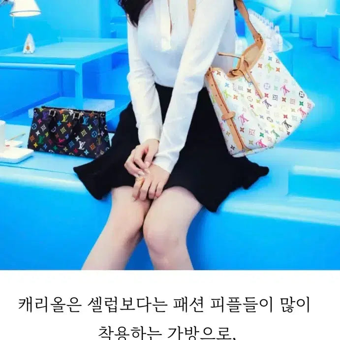 [BUNJANG] Carryall Monogram Shoulder Bag / 캐리올 모노 숄더백