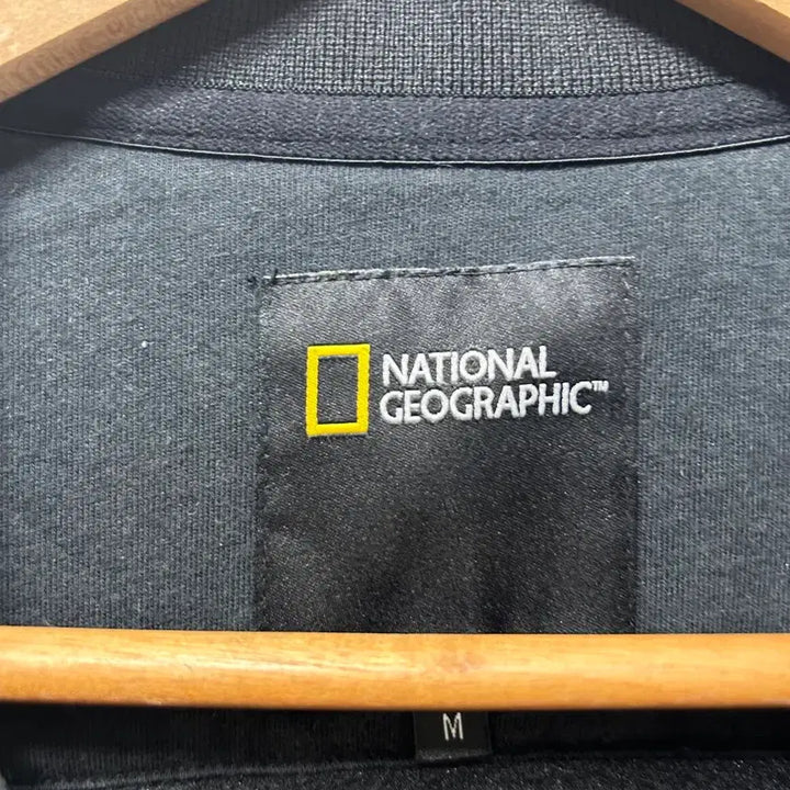 [BUNJANG] National Geographic Black Zip-Up Jacket M / 내셔널지오그래픽 블랙 집업 자켓 M