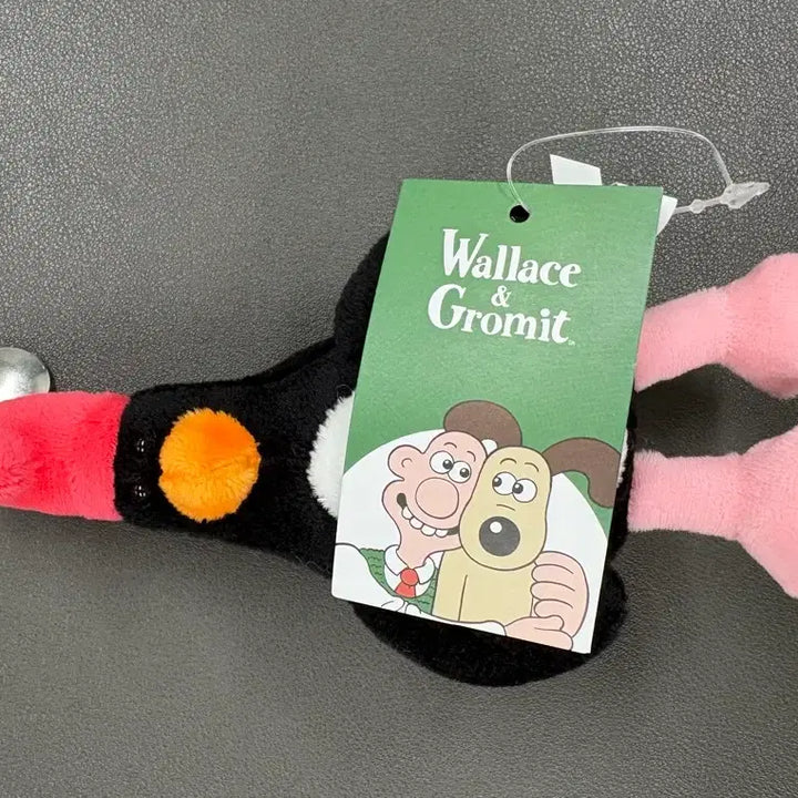 [BUNJANG] Wallace and Gromit, Penguin, McGraw, Keyring / (미사용) 월레스와 그로밋 펭귄 맥그로우 인형 키링 (15cm)