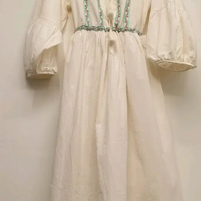 [SOLD OUT] 55~66)플라워 자수 보헤미안 롱원피스