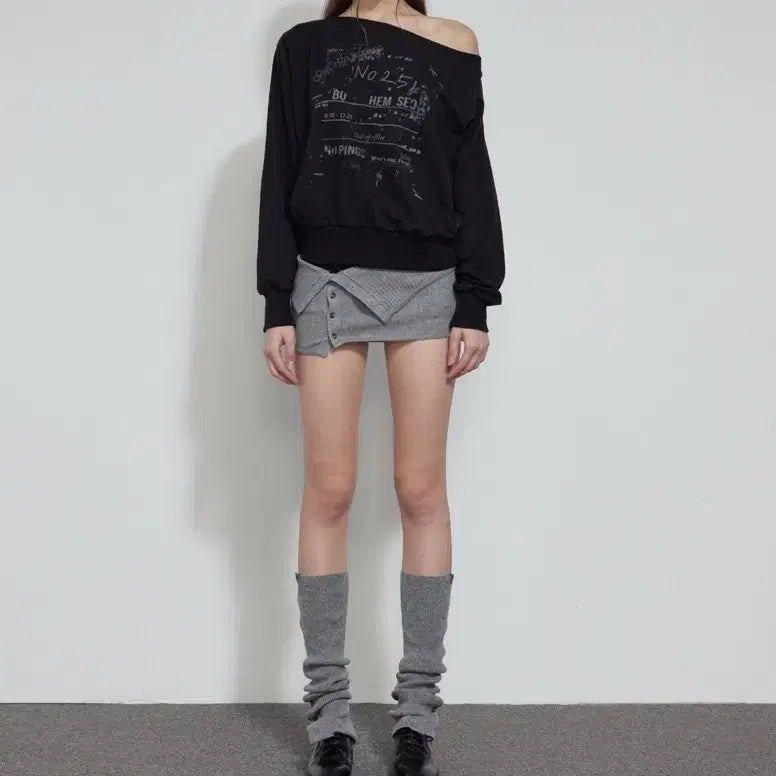 [BUNJANG] Bohemian Seoul Time Log Sweatshirt / 보헤미안서울 보헴서 타임 로그 스웻셔츠 맨투맨 time log