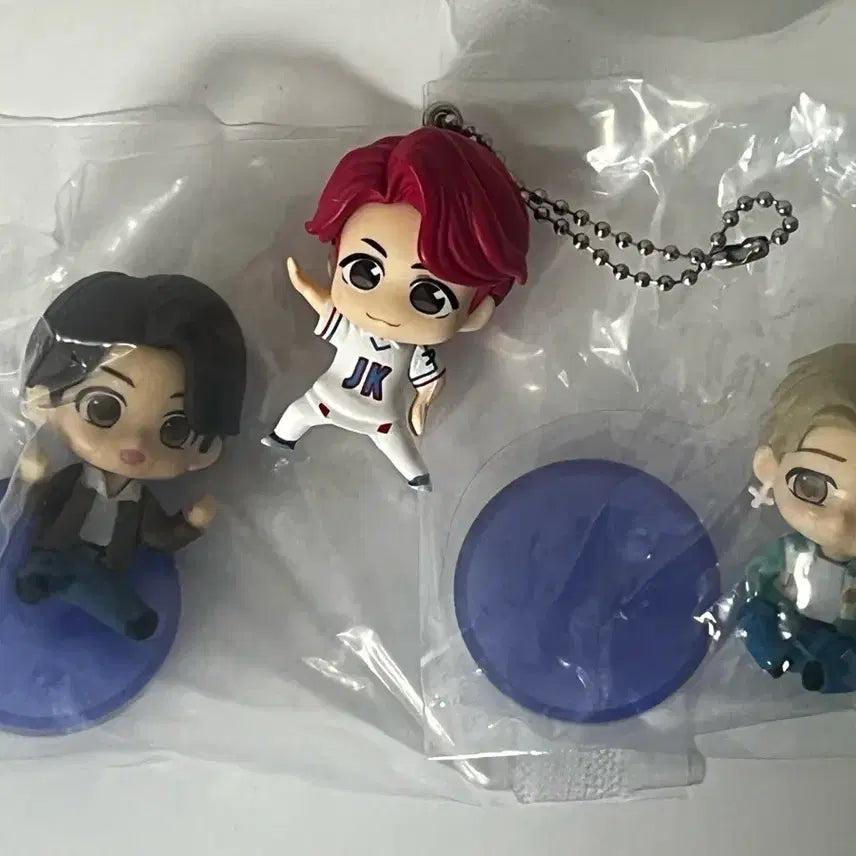 [BUNJANG] BTS TinyTAN Figure Keyring Bundle Set / bts 방탄소년단 TinyTAN 가챠  피규어 키링 3종 세트