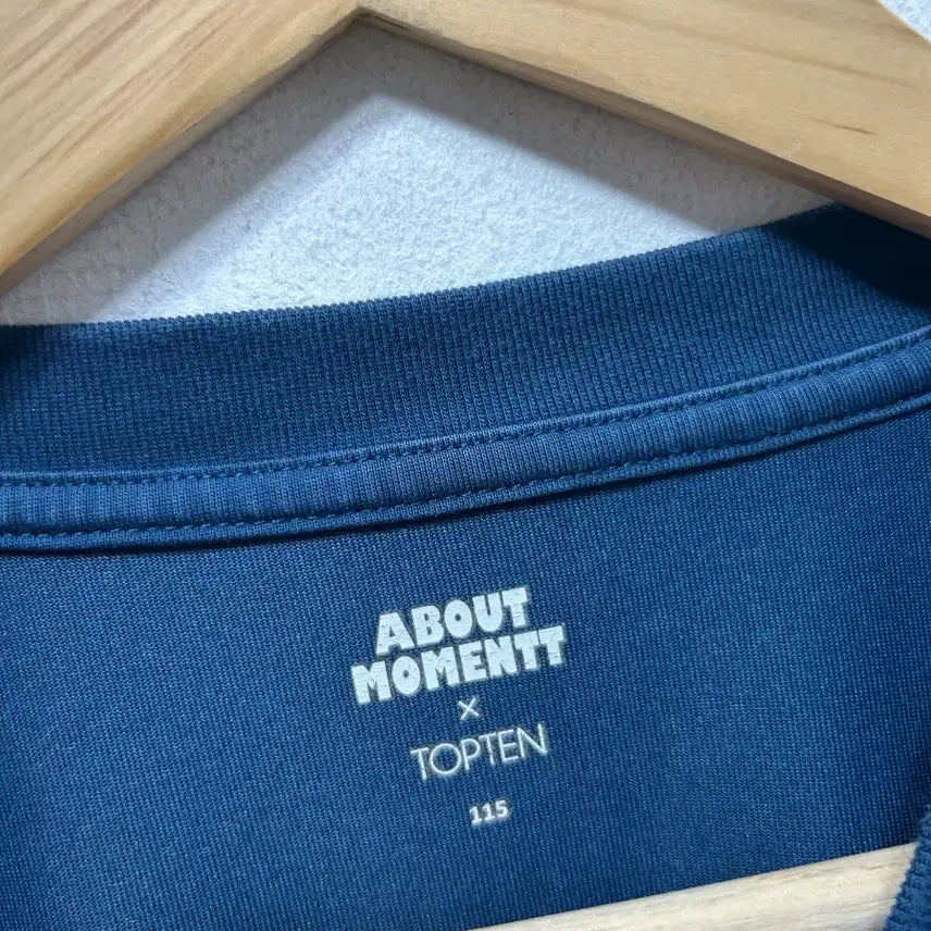 [SOLD OUT] 어바웃 모먼트 오션 반팔 티셔츠 네이비 115사이즈