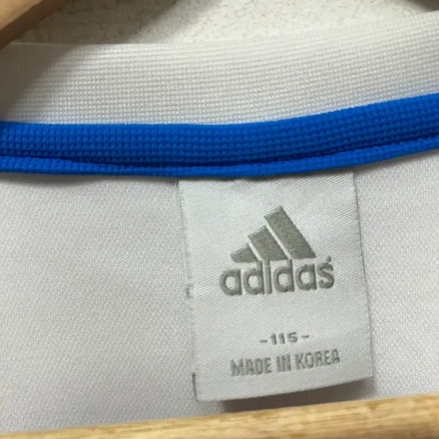 [SOLD OUT] 아디다스 흰색 삼선 반팔 티셔츠 115사이즈
