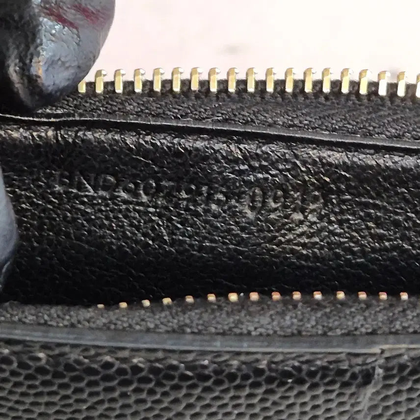 [BUNJANG] Saint Laurent Monogram Matelassé Quilted Card Wallet Black / [생로랑] 모노그램 마틀라세 퀼팅 카드지갑 블랙