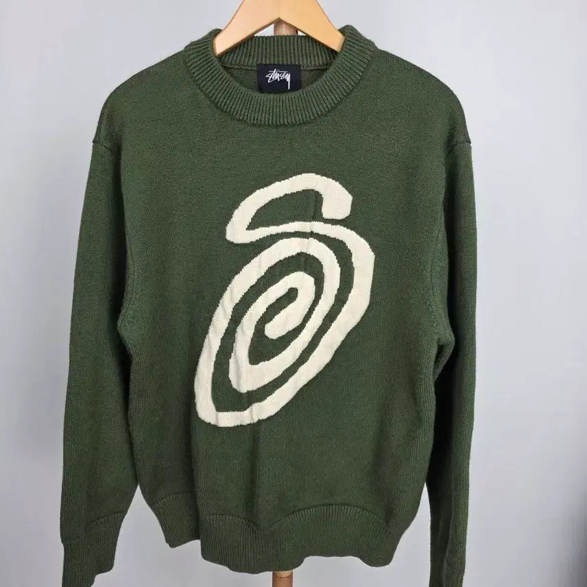 [SOLD OUT] 스투시 컬리 S  니트 스웨터  XL/ 상태 좋음