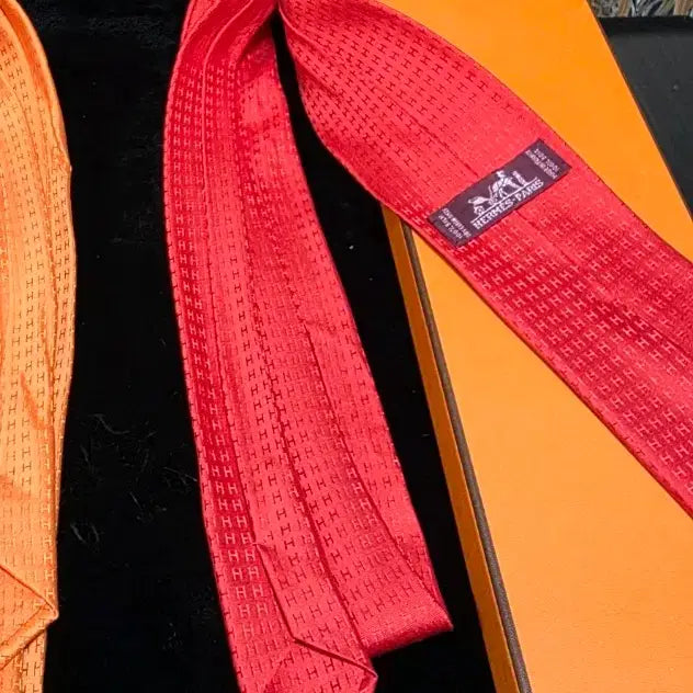 [SOLD OUT] [정품]에르메스 H넥타이 에르메스파코네H 넥타이 루비레드