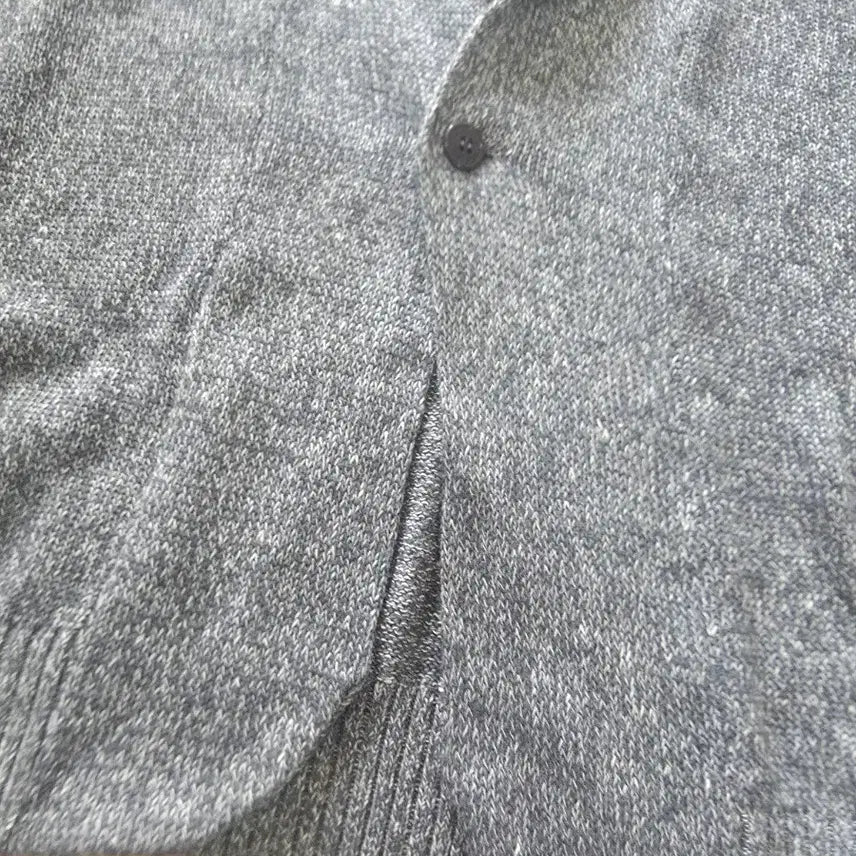 [BUNJANG] WANGLE Shawl Collar Gray Cardigan Knit / WANGLE 숄칼라 가디건 니트 회색