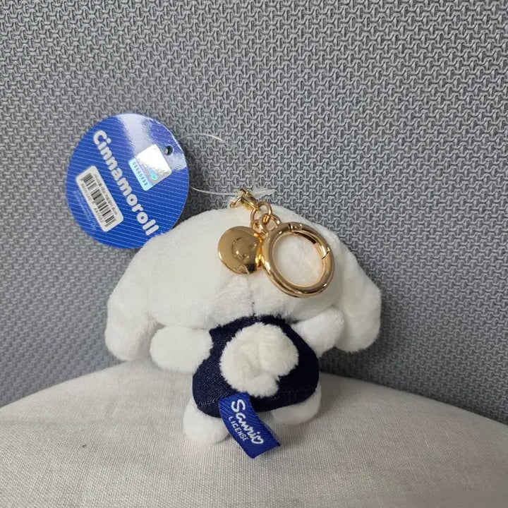[BUNJANG] Sanrio Cinnamoroll Denim Keyring 8cm / 정품,새상품)산리오 시나모롤 데님 인형 키링 8cm