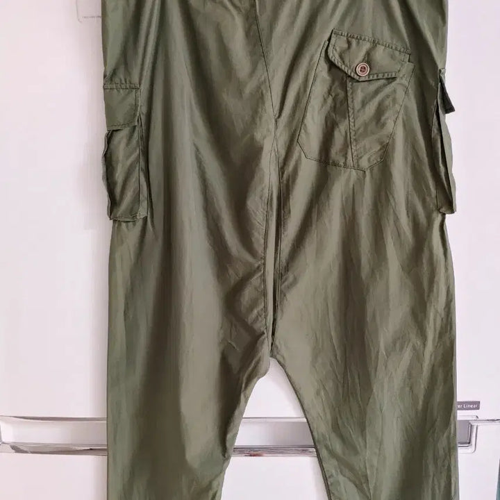 [SOLD OUT] 카키색 카고 배기  바지