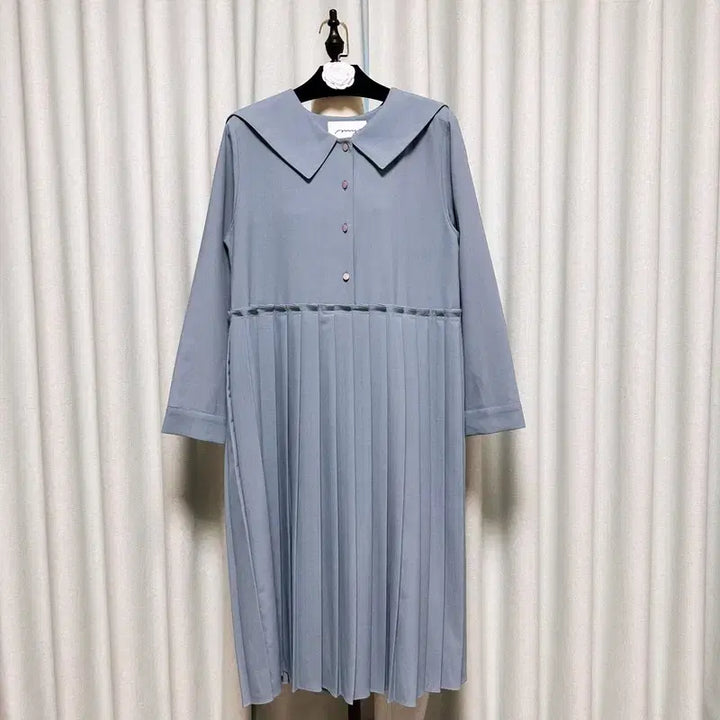 [SOLD OUT] 세일러 카라 플리츠 원피스