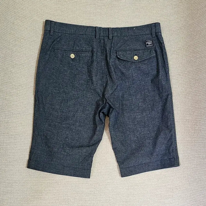 [BUNJANG] Hazzys Gray Check Rolled-up Shorts / 헤지스  그레이 잔체크 천연면소재  롤업 반바지  84.  33인치