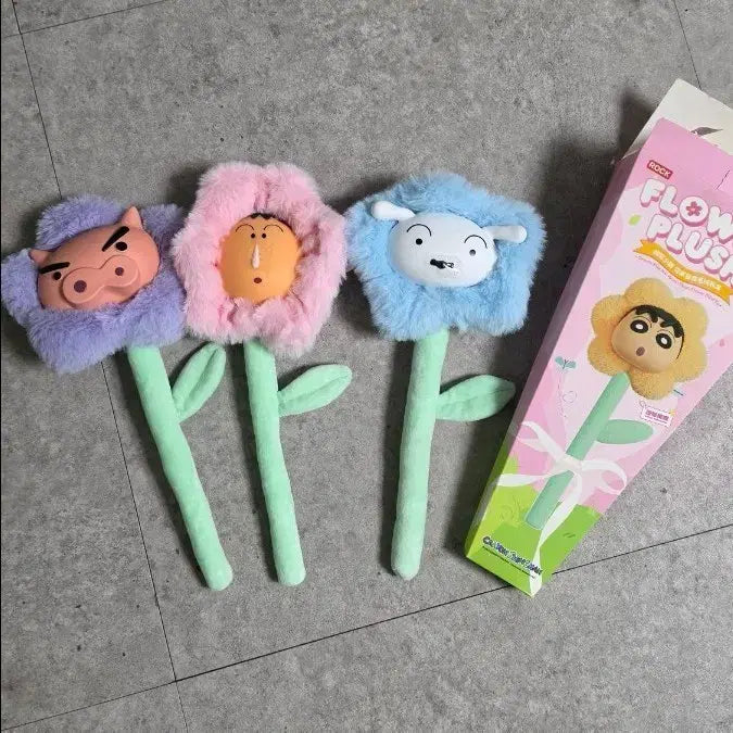 [BUNJANG] Shin-chan Neo-chan Penguin Charm Doll Figure / 맹구 부리부리 흰둥이 꽃 인형피규어 새상품 판매합니다.