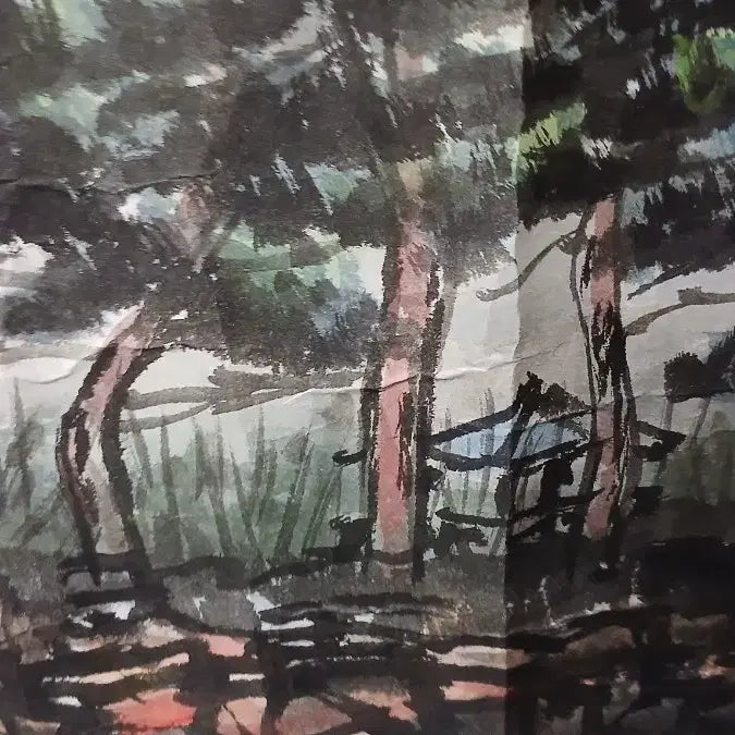 [BUNJANG] Pine Tree Landscape Painting / 소나무풍경화(동양화)