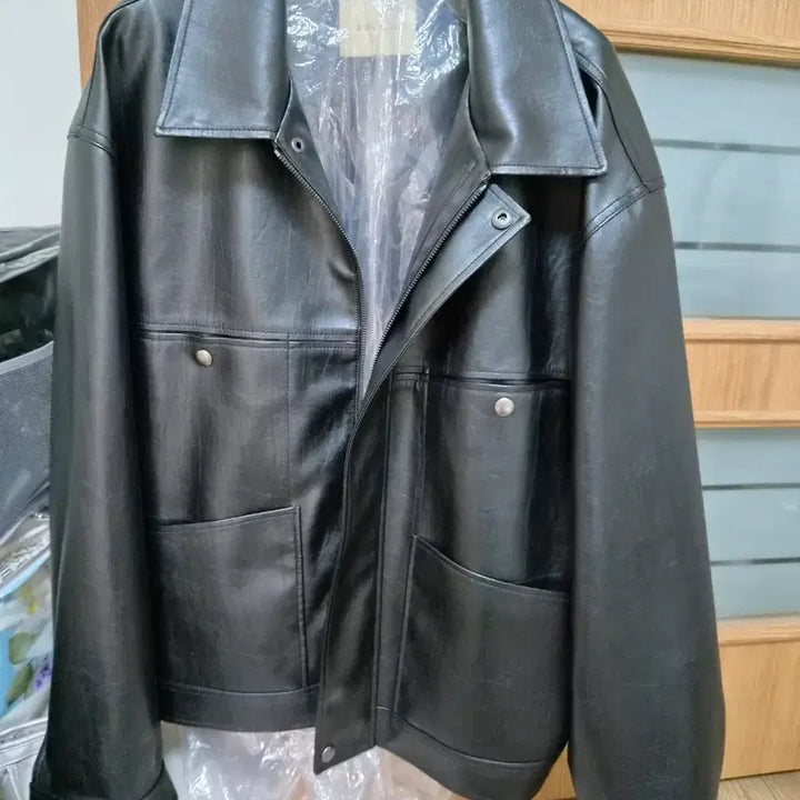 [BUNJANG] Love Me Us Lumena Leather Jacket / 러브미우 루메나레더자켓
