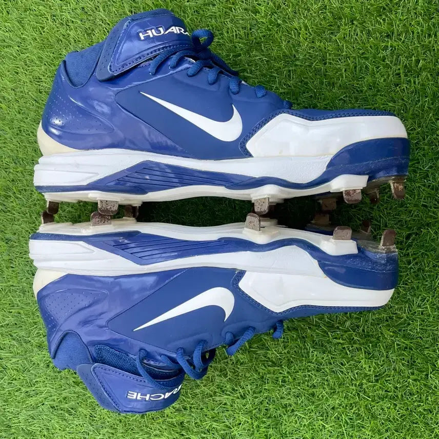 [SOLD OUT] 나이키 Huarache 푸른색 야구화 스파이크