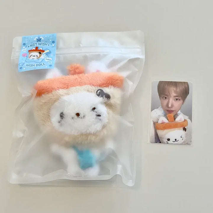 [BUNJANG] NCT WISH Yuushi Bubble-Nyang Doll / 미개봉)엔시티위시 오리지널 위시돌 버블냥 유우시 인형 포카