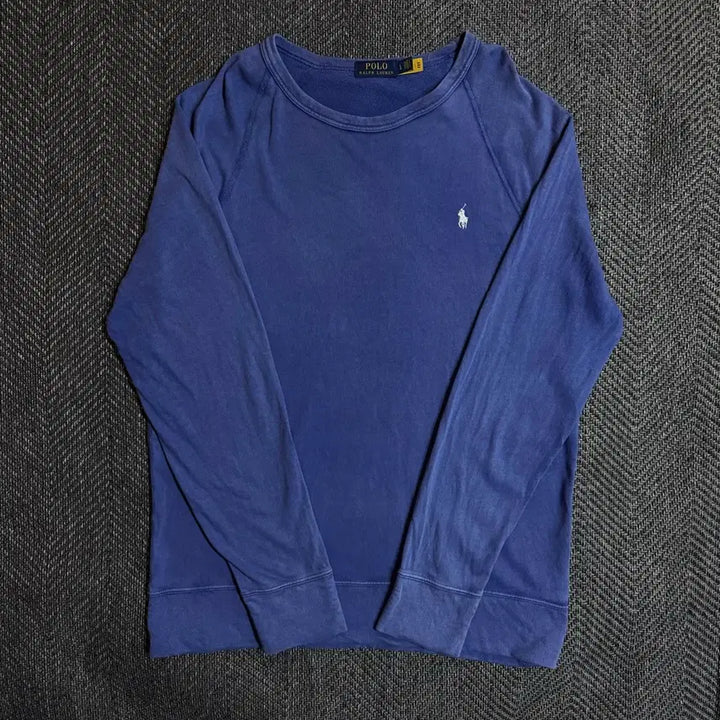 [SOLD OUT] 폴로 랄프로렌 맨투맨 L 사이즈 블루 정품 QR코드 있음