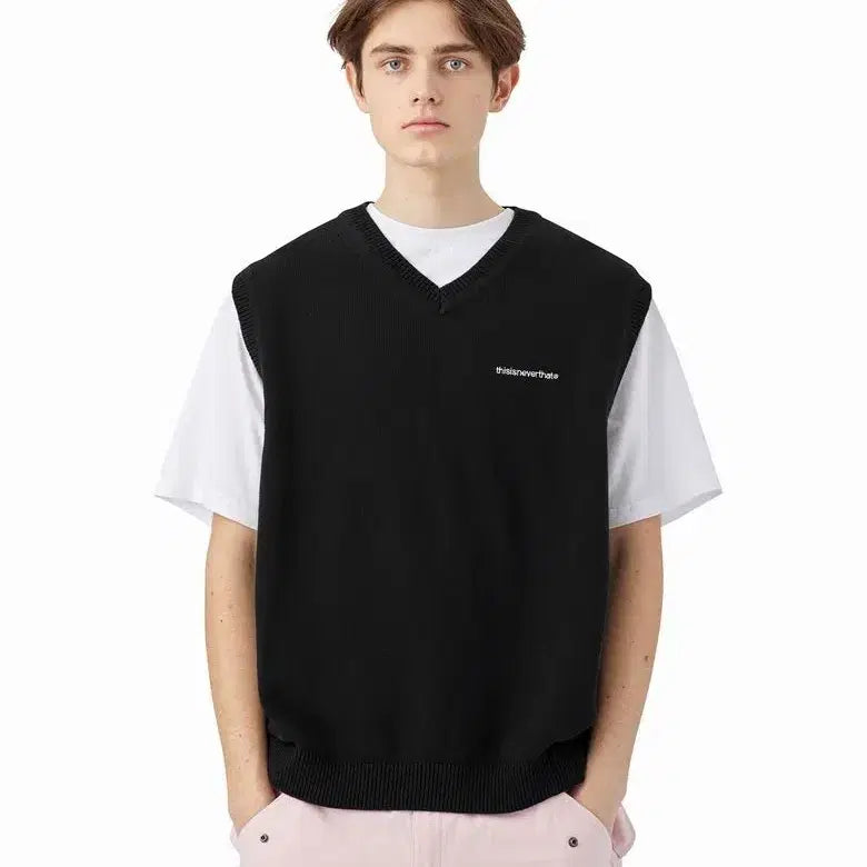 [BUNJANG] thisisneverthat Knit Vest / L ) 디스이즈네버댓 니트 베스트