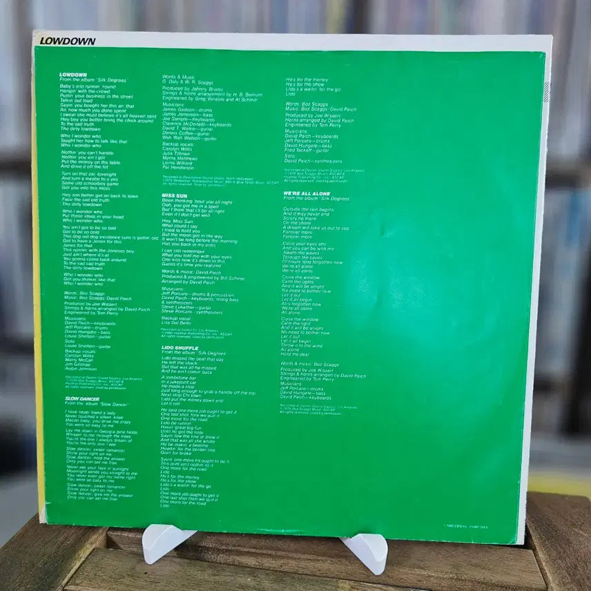 [BUNJANG] Boz Scaggs Hits! LP / (록, 블루아이드, 팝, 보즈 스캑스 베스트) Boz Scaggs LP