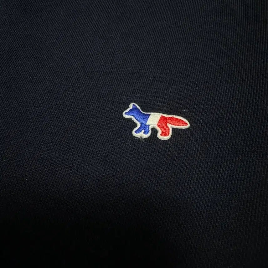 [BUNJANG] Maison Kitsune Navy Fox Patch Sweatshirt / 메종키츠네 네이비 폭스 패치 맨투맨