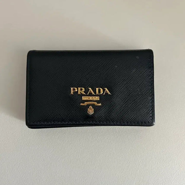 [SOLD OUT] 프라다 사피아노 블랙 카드지갑