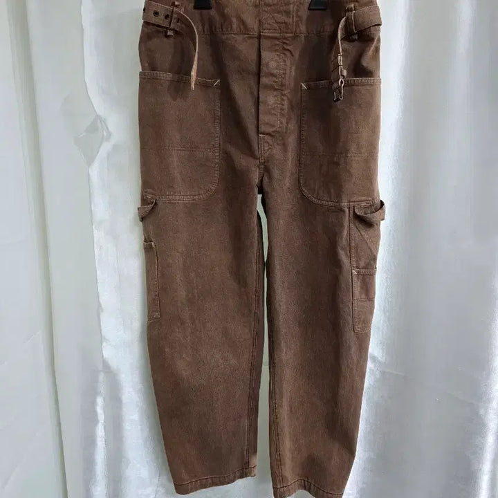 [BUNJANG] Isabel Marant Brown Belted Wide Cargo Pants / 이자벨마랑 브라운 벨트 카고 와이드 팬츠 (1942)