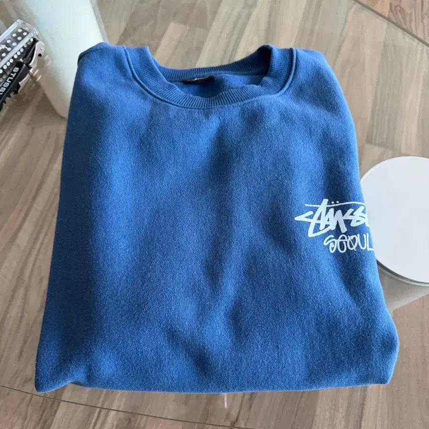 [SOLD OUT] 스투시 서울 맨투맨 블루