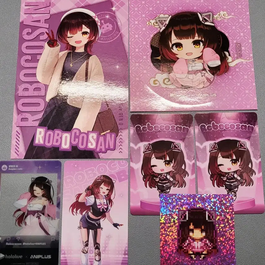 [BUNJANG] Hololive Roboco Pop-up V-Square Aniplex Collaboration Cafe Goods / 홀로라이브 로보코씨 팝업 브이스퀘어 애니플러스 콜라보카페 굿즈