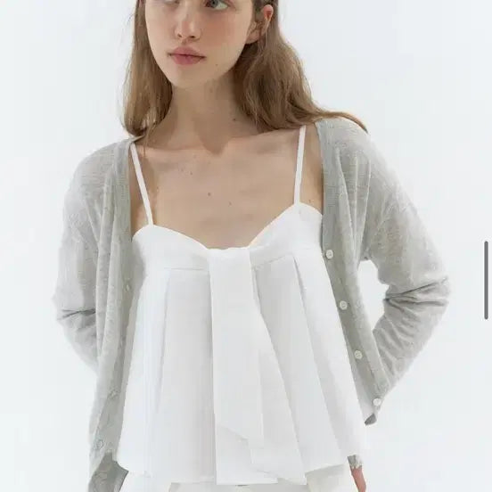 [SOLD OUT] (새상품)르베인 블라우스 르베인 슬리브리스 블라우스