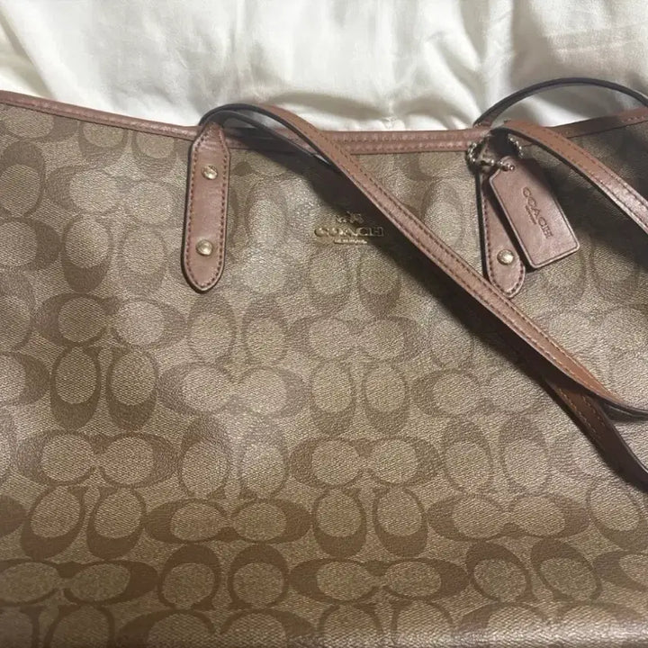 [BUNJANG] Coach Brown Handbag / 코치 브라운백