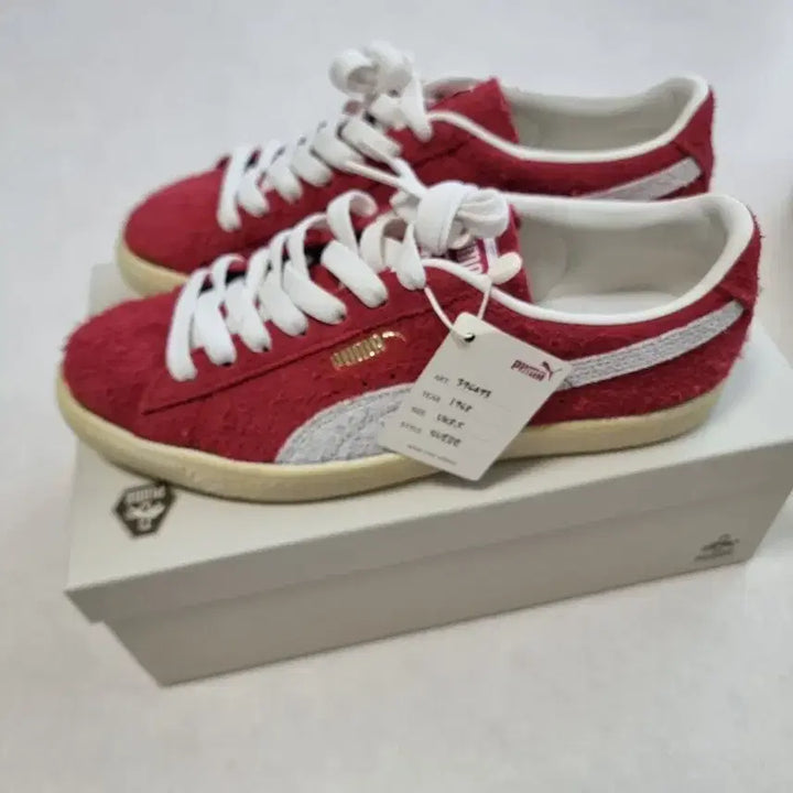 [BUNJANG] Puma Suede Vintage Red Sneakers Size 275 / 푸마 스웨이드 운동화 레드 새상품 275