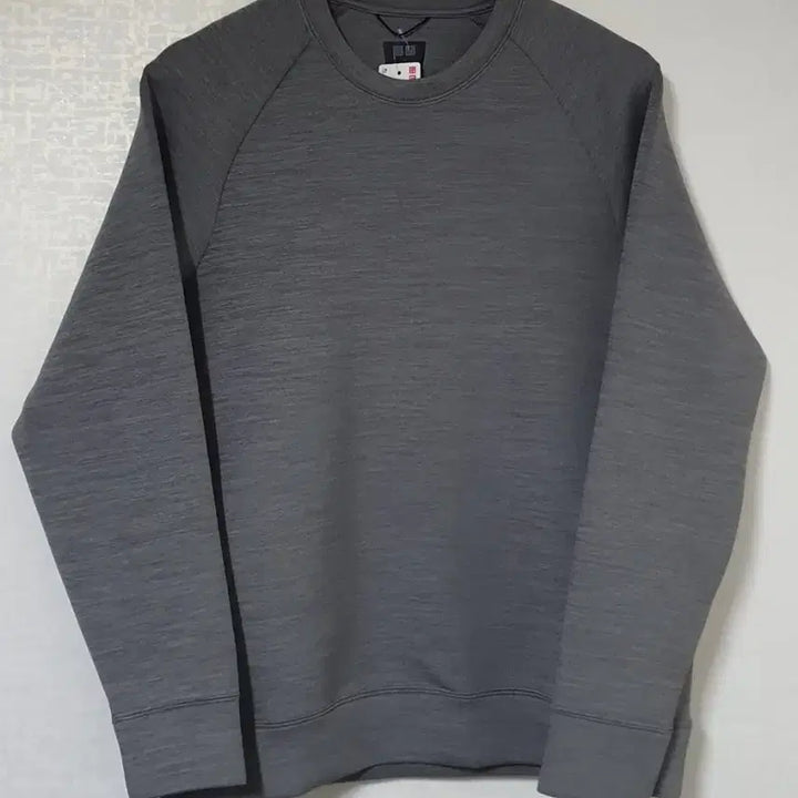 [BUNJANG] Uniqlo Dry Sweatshirt Grey L / 유니클로 새상품 드라이 맨투맨 그레이 L
