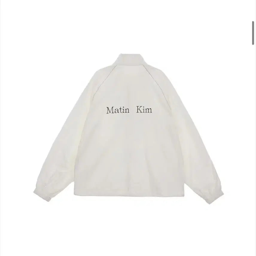 [SOLD OUT] 마뗑킴 로고 코팅 점퍼 바람막이
